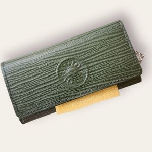 NWT GIANNI VERSACE Green Key Card Case